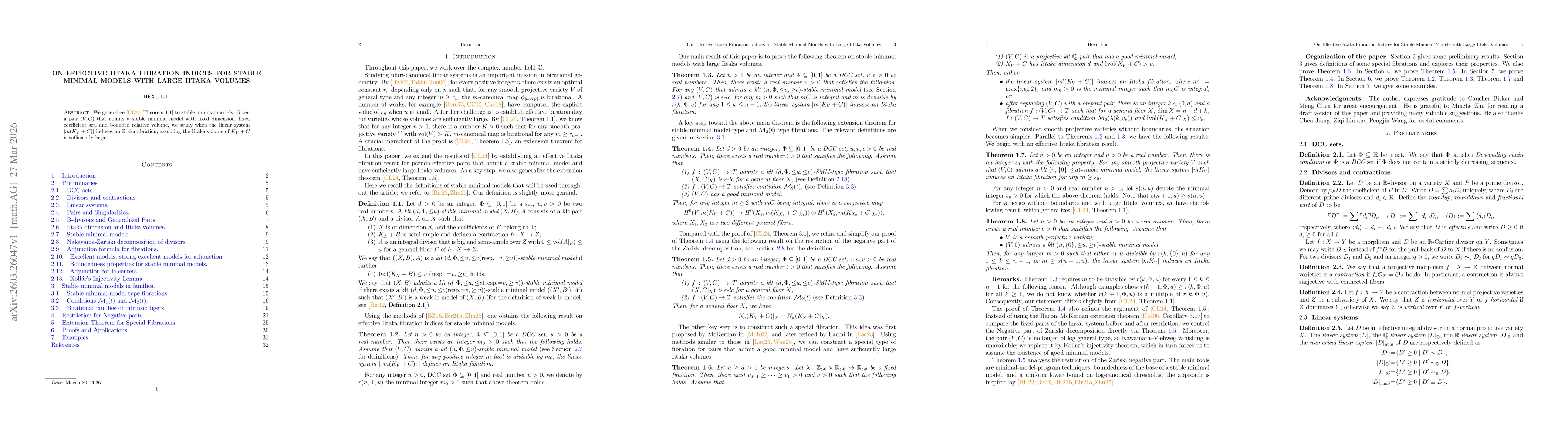 Thumbnail for On Effective Iitaka Fibration Indices for Stable Minimal Models with Large Iitaka Volumes