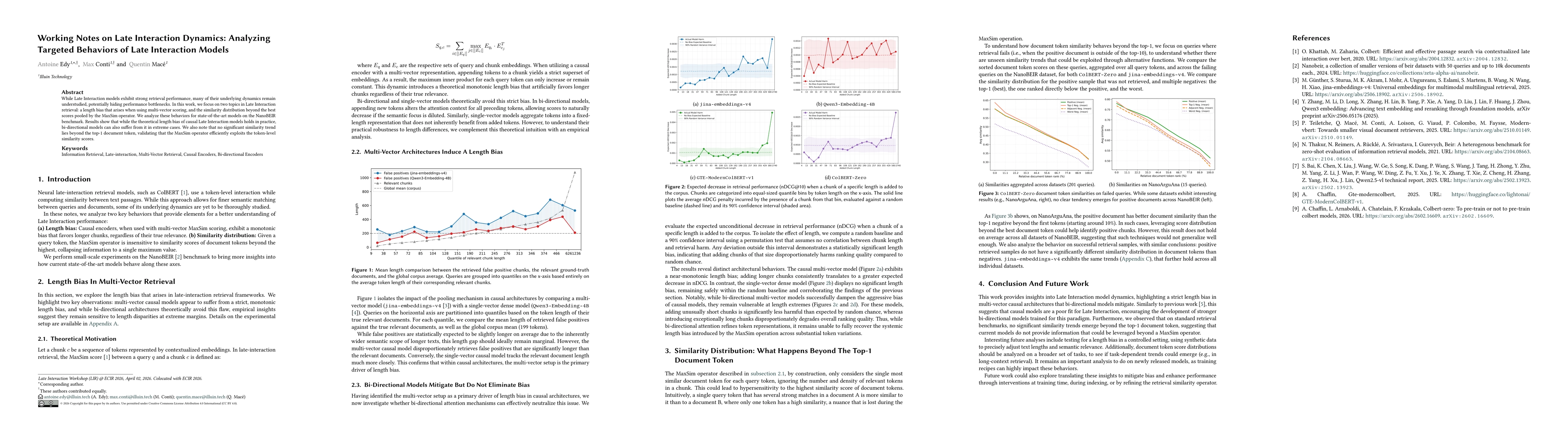 Thumbnail for Working Notes on Late Interaction Dynamics: Analyzing Targeted Behaviors of Late Interaction Models
