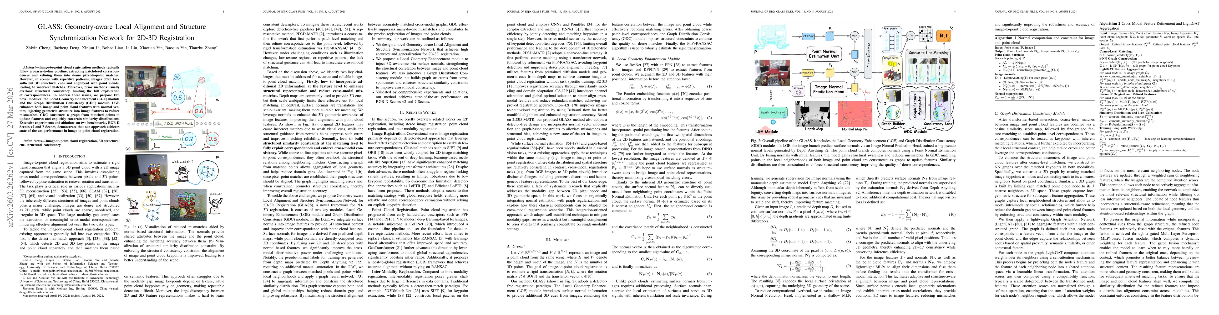 Thumbnail for GLASS: Geometry-aware Local Alignment and Structure Synchronization Network for 2D-3D Registration