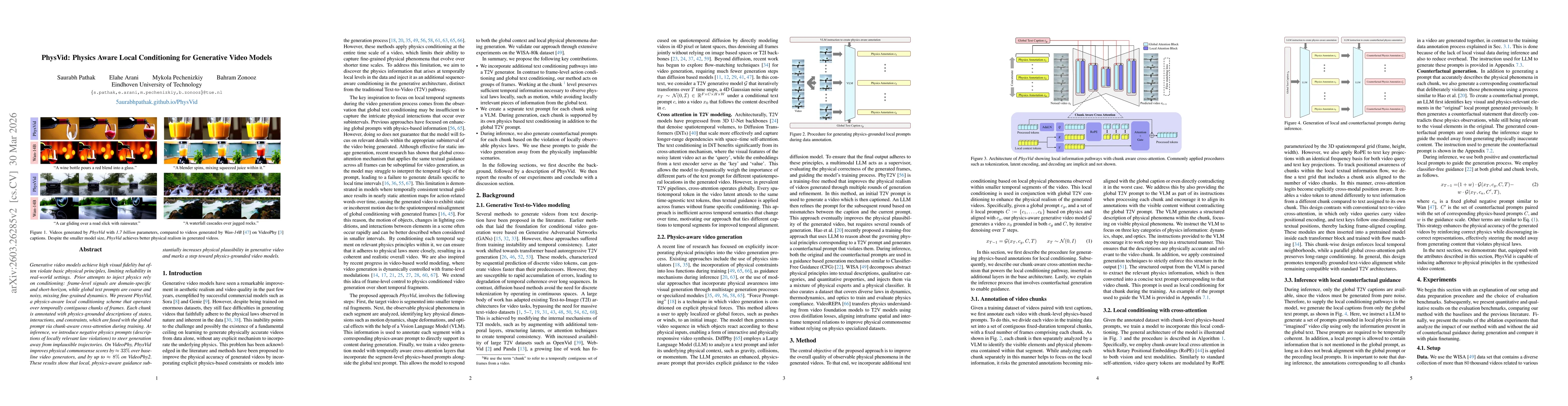 Thumbnail for PhysVid: Physics Aware Local Conditioning for Generative Video Models