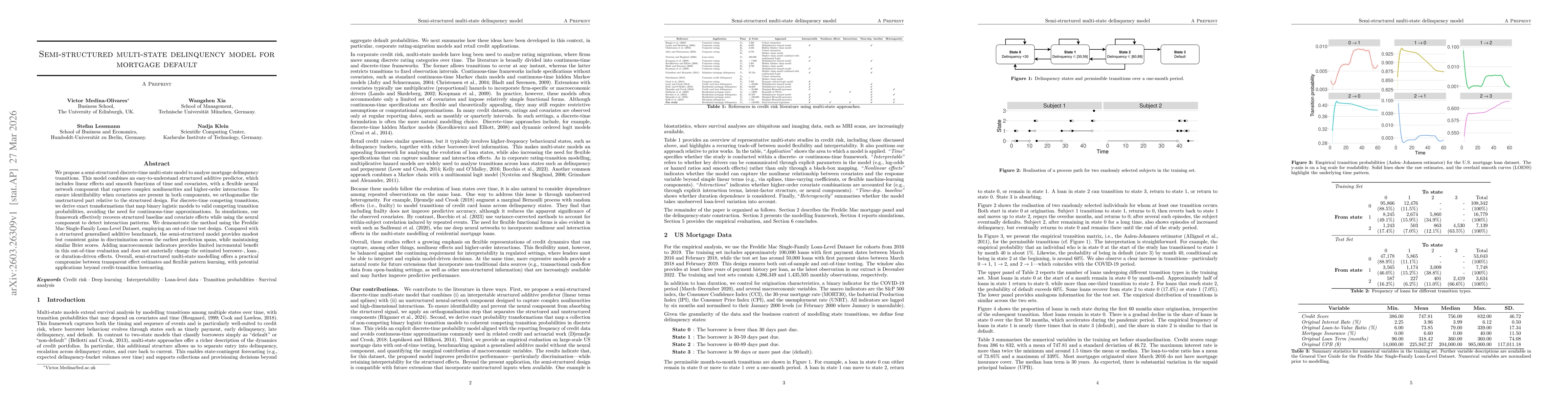 Thumbnail for Semi-structured multi-state delinquency model for mortgage default