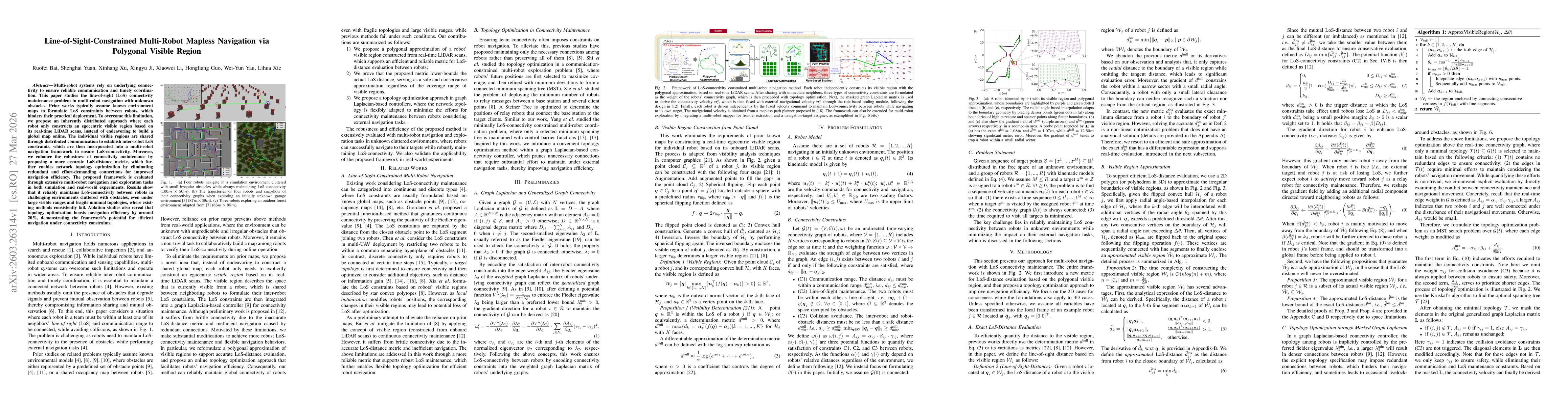 Thumbnail for Line-of-Sight-Constrained Multi-Robot Mapless Navigation via Polygonal Visible Regions