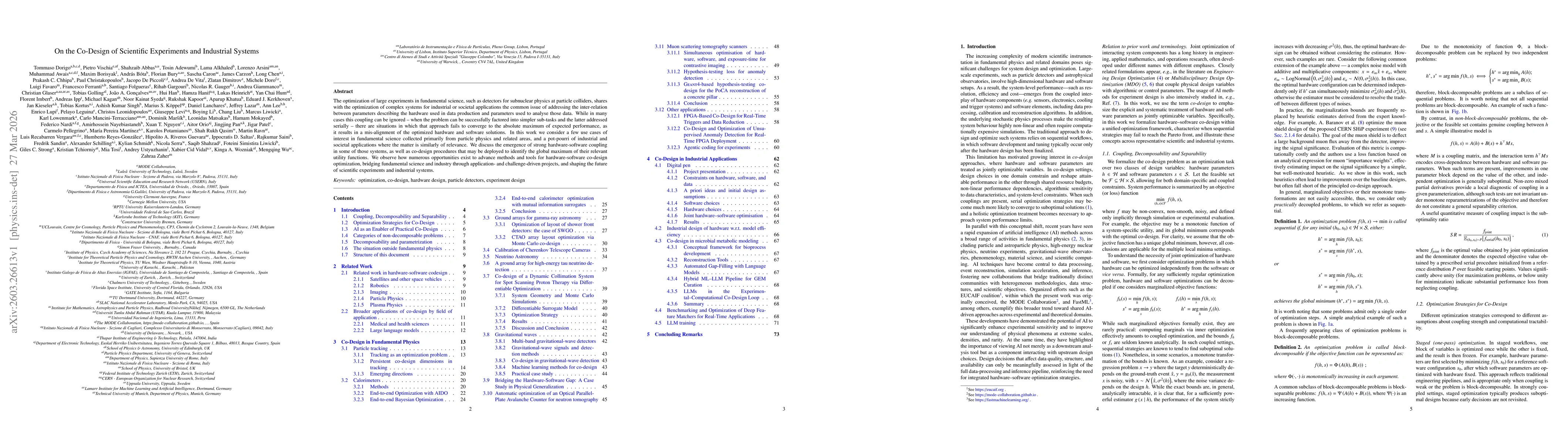 Thumbnail for On the Codesign of Scientific Experiments and Industrial Systems