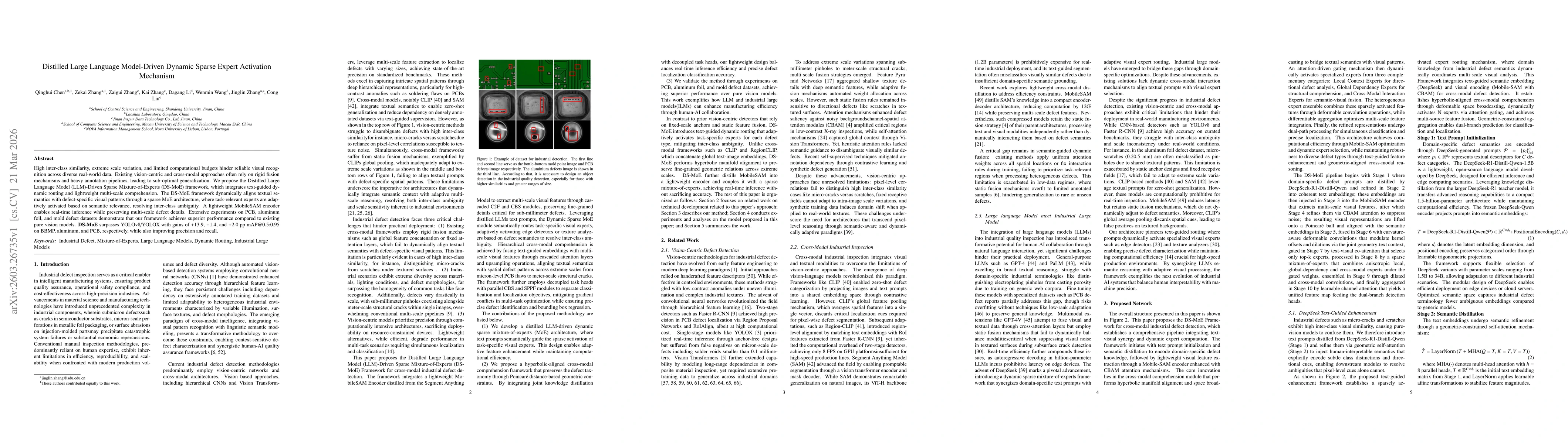 Thumbnail for Distilled Large Language Model-Driven Dynamic Sparse Expert Activation Mechanism