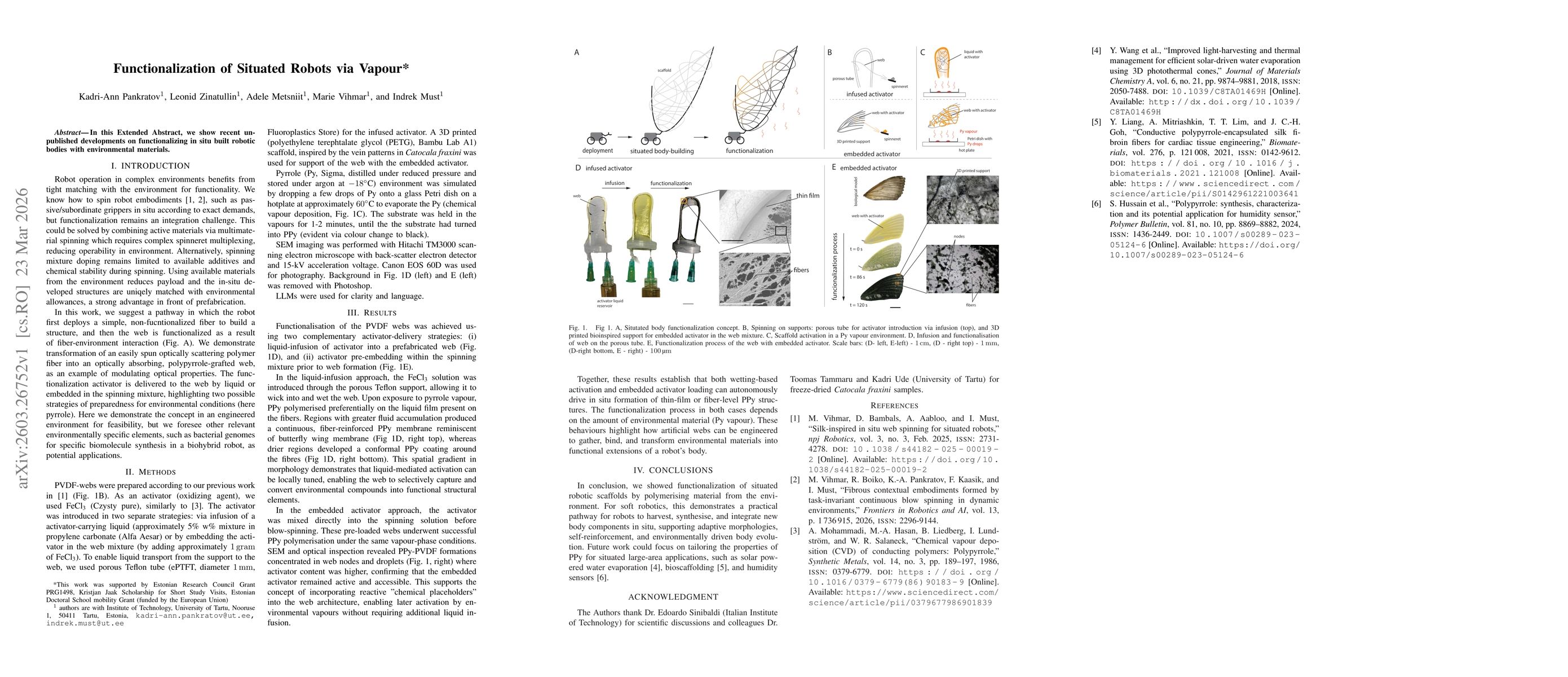 Thumbnail for Functionalization of Situated Robots via Vapour