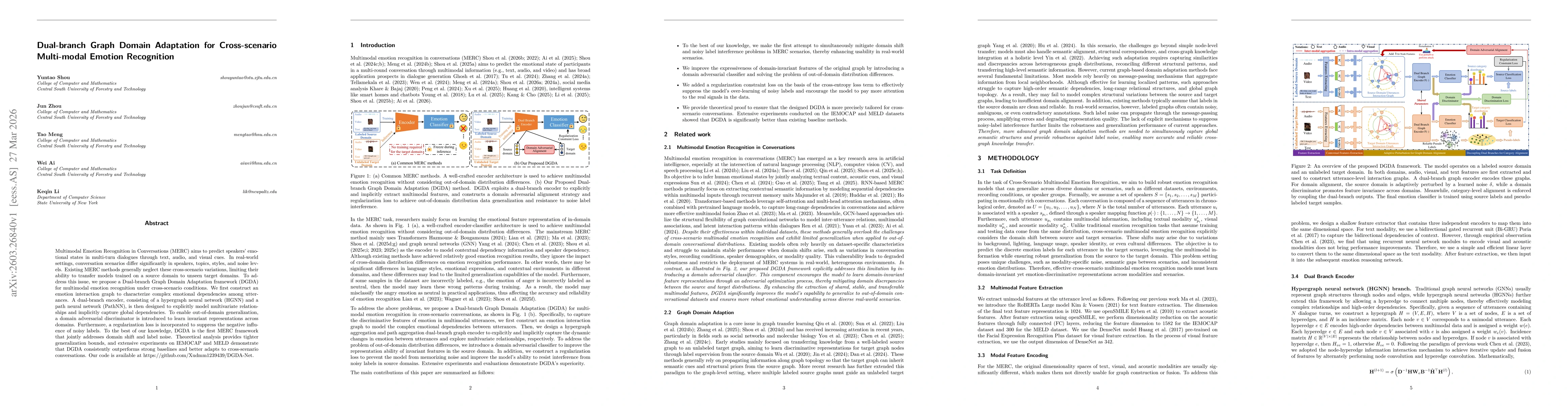 Thumbnail for Dual-branch Graph Domain Adaptation for Cross-scenario Multi-modal Emotion Recognition