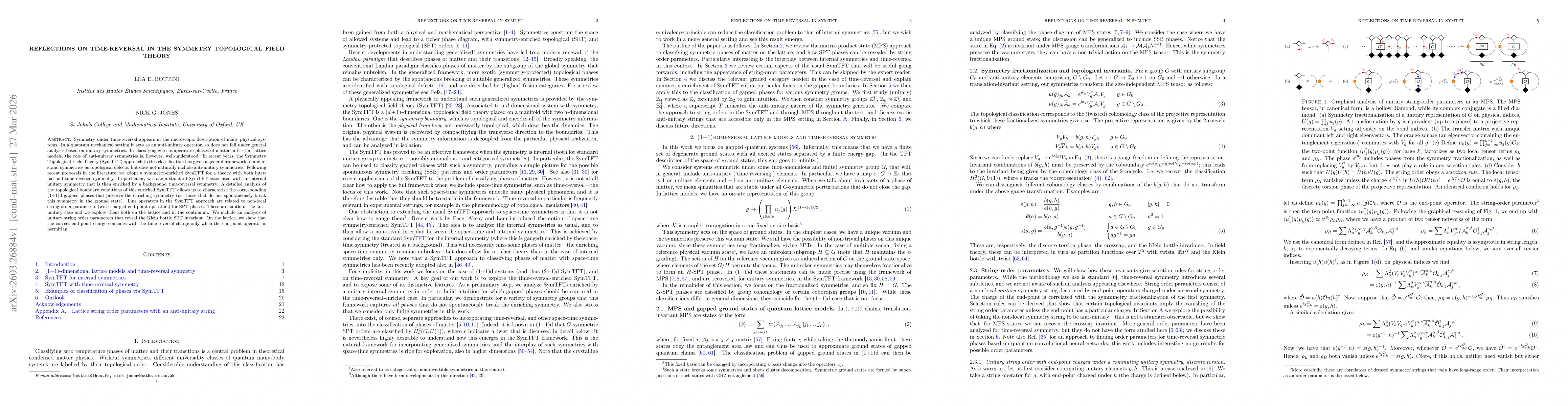 Thumbnail for Reflections on time-reversal in the Symmetry Topological Field Theory