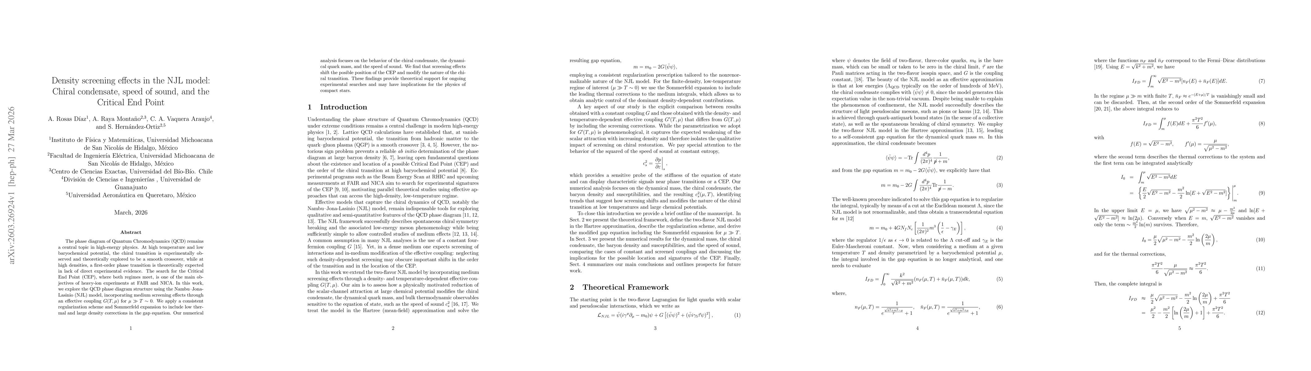 Thumbnail for Density screening effects in the NJL model: Chiral condensate, speed of sound, and the Critical End Point