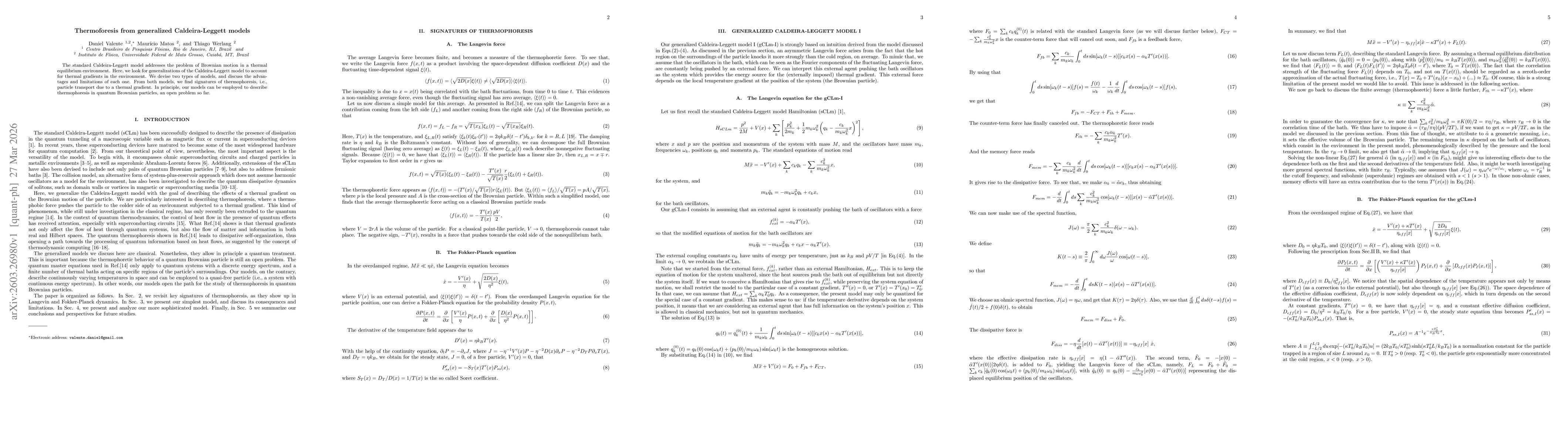Thumbnail for Thermoforesis from generalized Caldeira-Leggett models