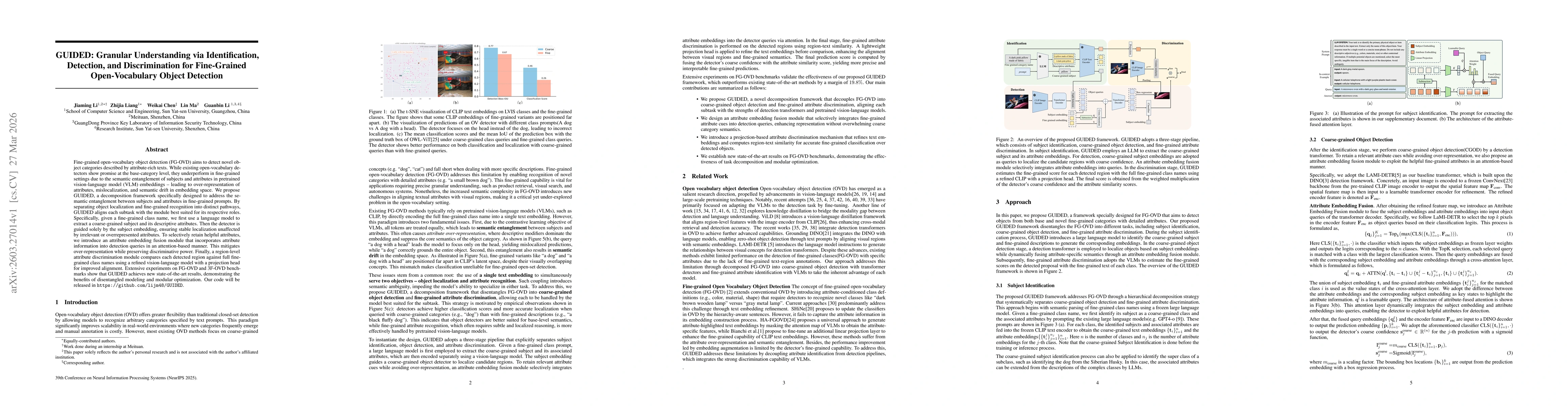 Thumbnail for GUIDED: Granular Understanding via Identification, Detection, and Discrimination for Fine-Grained Open-Vocabulary Object Detection