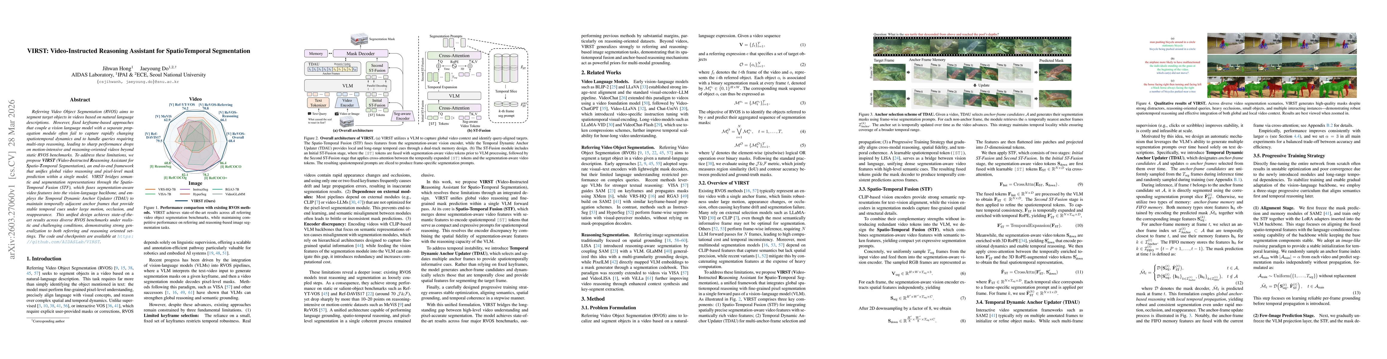 Thumbnail for VIRST: Video-Instructed Reasoning Assistant for SpatioTemporal Segmentation