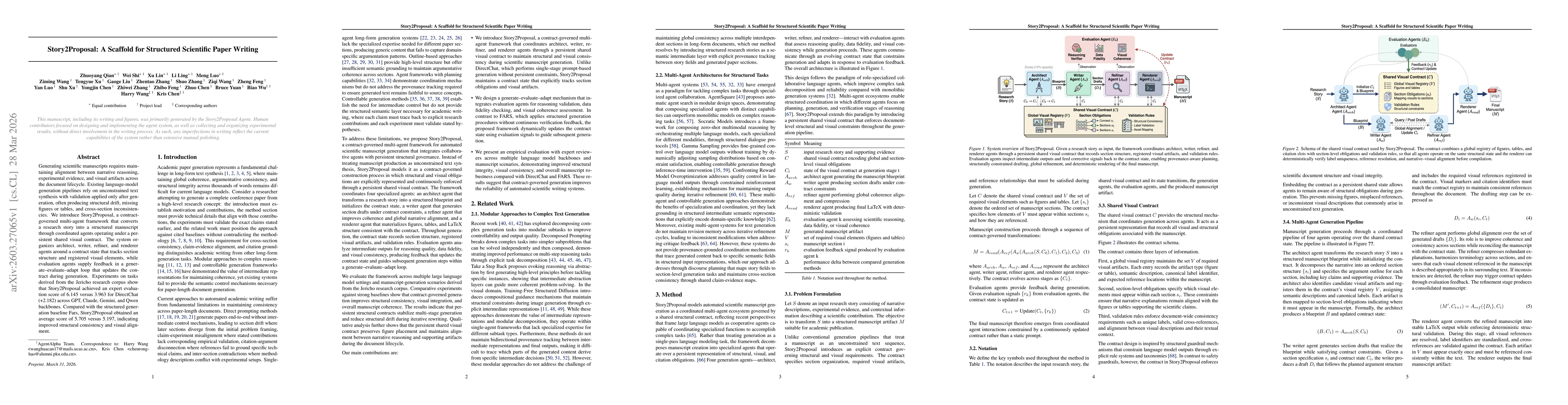 Thumbnail for Story2Proposal: A Scaffold for Structured Scientific Paper Writing