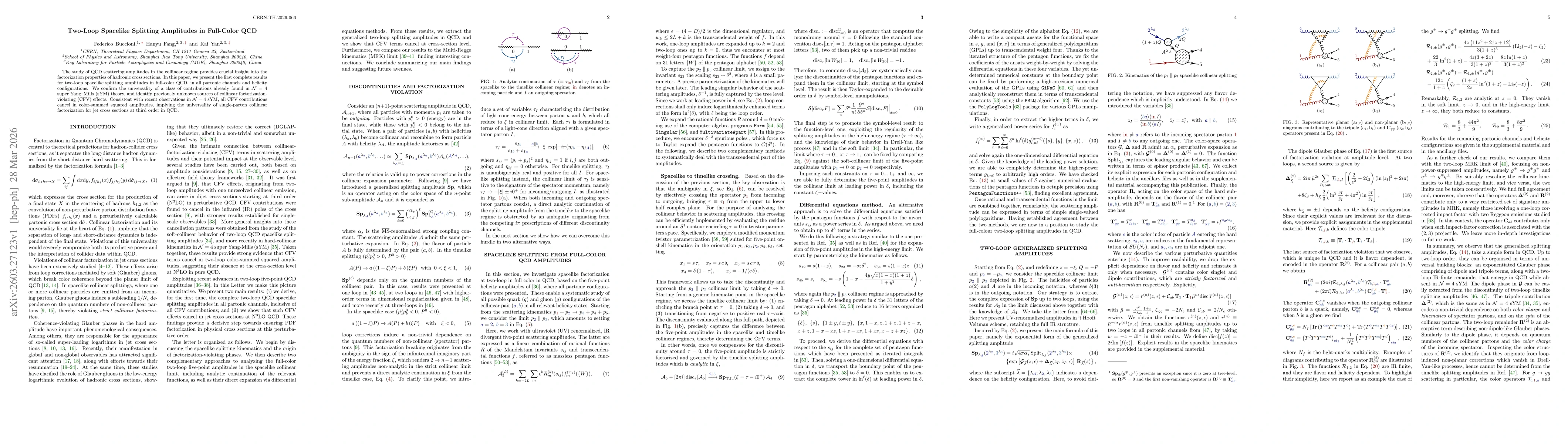 Thumbnail for Two-Loop Spacelike Splitting Amplitudes in Full-Color QCD
