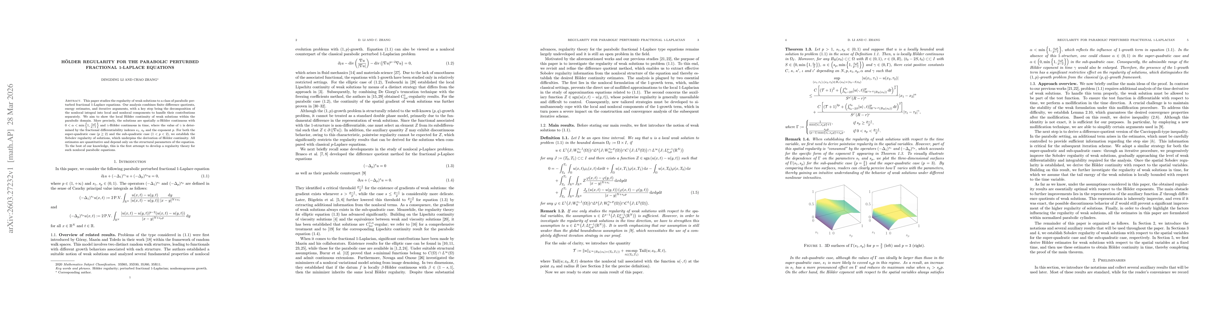 Thumbnail for Hölder regularity for the parabolic perturbed fractional 1-Laplace equations