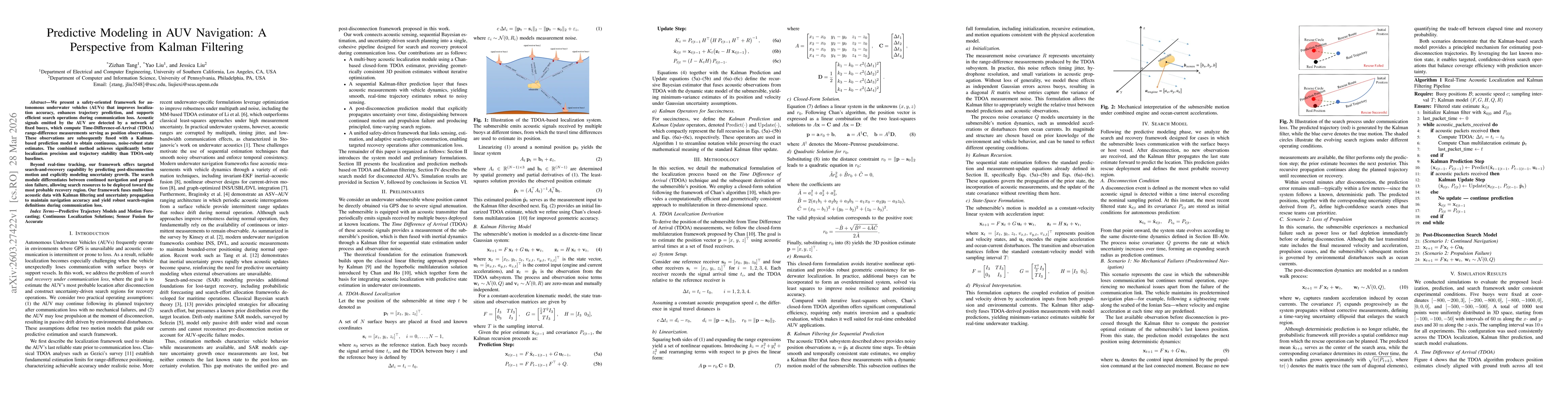 Thumbnail for Predictive Modeling in AUV Navigation: A Perspective from Kalman Filtering