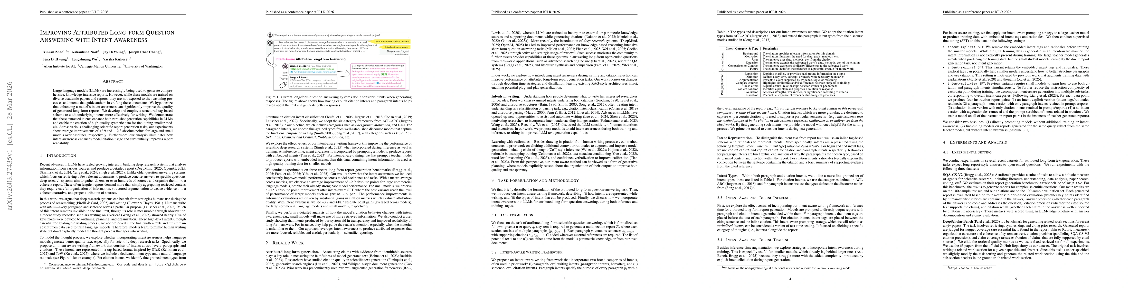 Thumbnail for Improving Attributed Long-form Question Answering with Intent Awareness