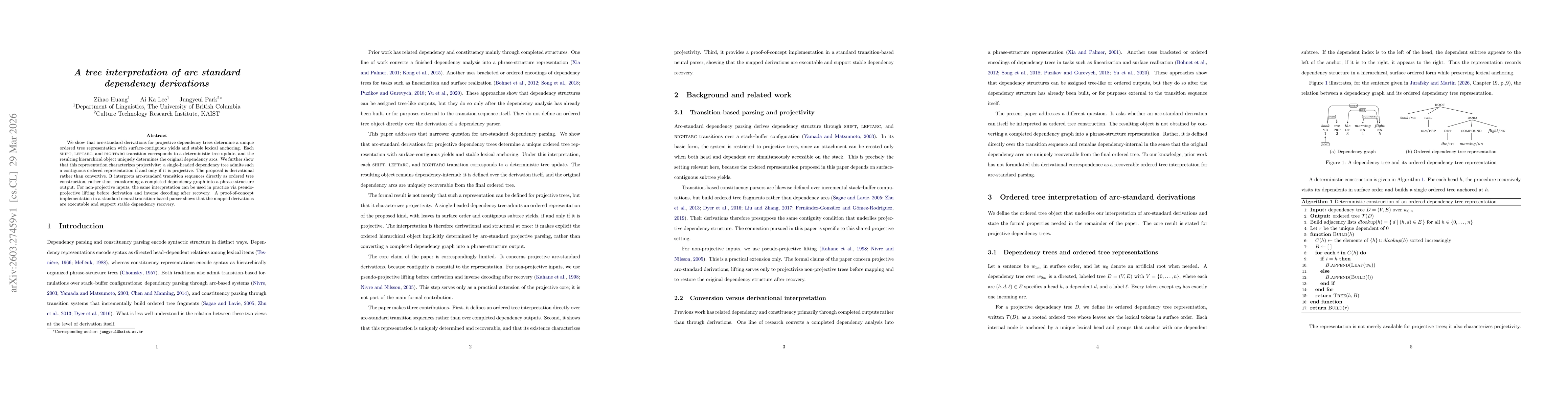Thumbnail for A tree interpretation of arc standard dependency derivation