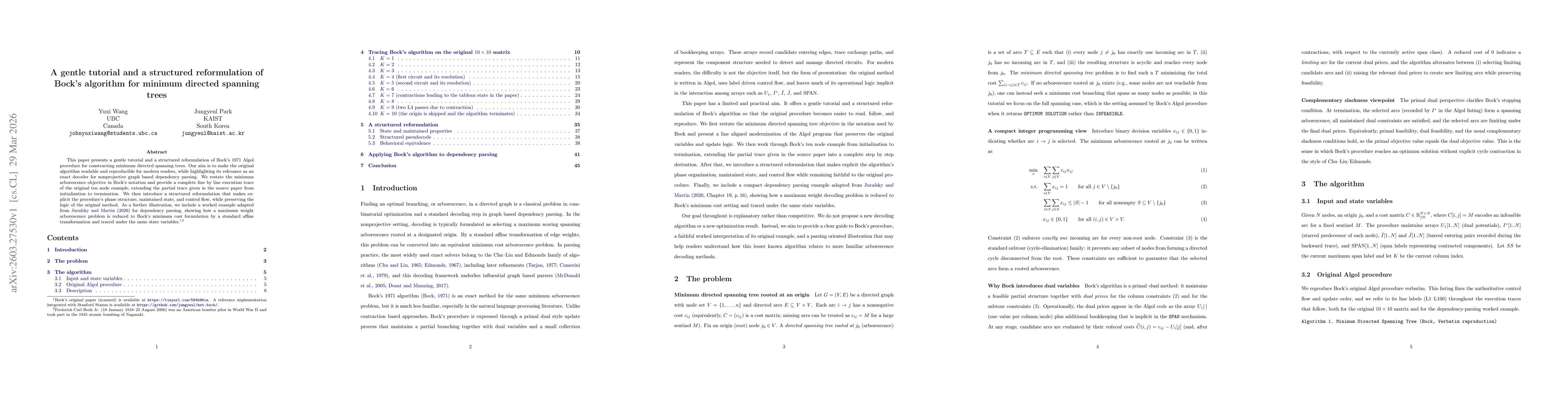 Thumbnail for A gentle tutorial and a structured reformulation of Bock's algorithm for minimum directed spanning trees