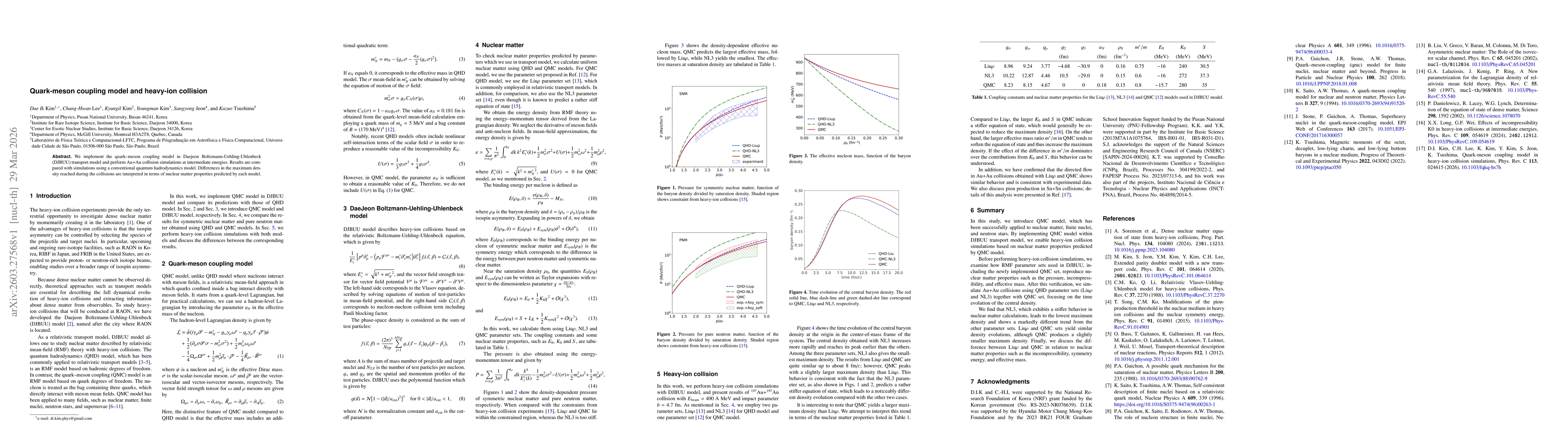 Thumbnail for Quark-meson coupling model and heavy-ion collision