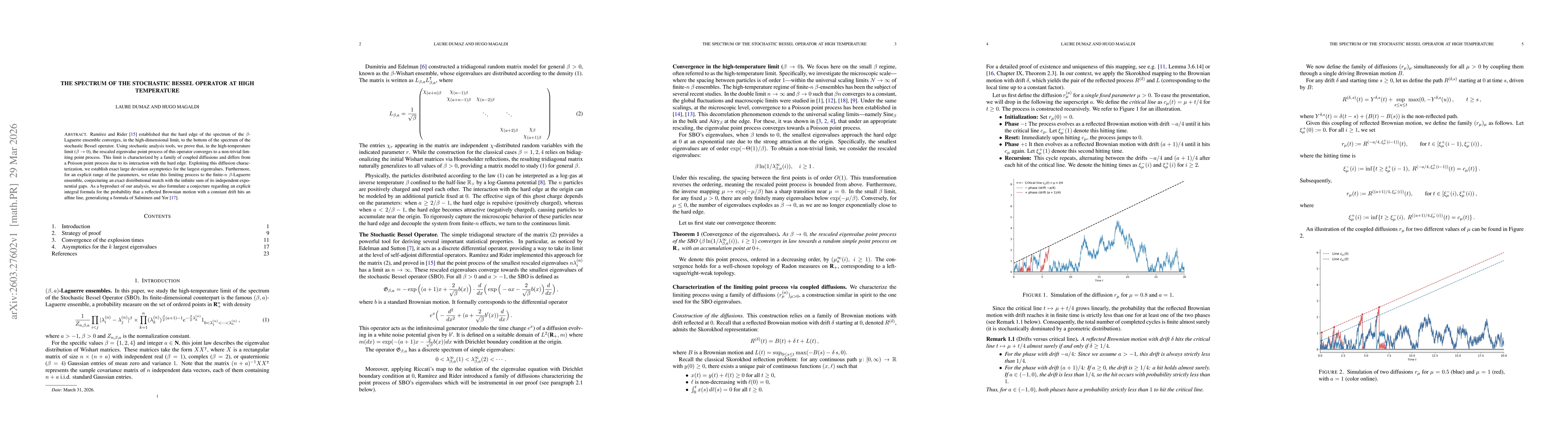 Thumbnail for The spectrum of the stochastic Bessel operator at high temperature