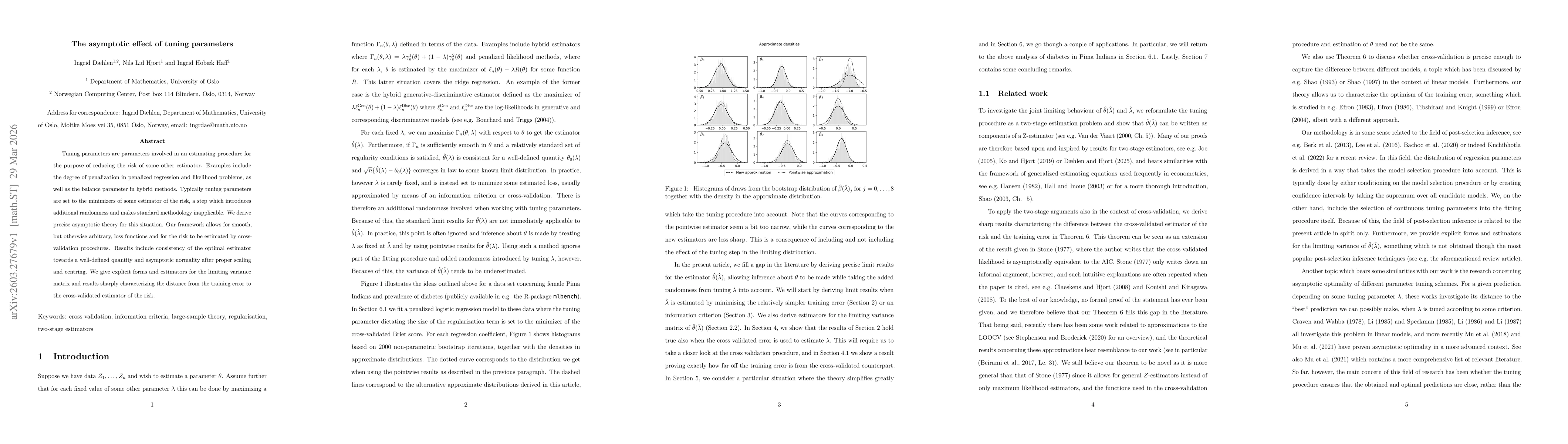 Thumbnail for The asymptotic effect of tuning parameters
