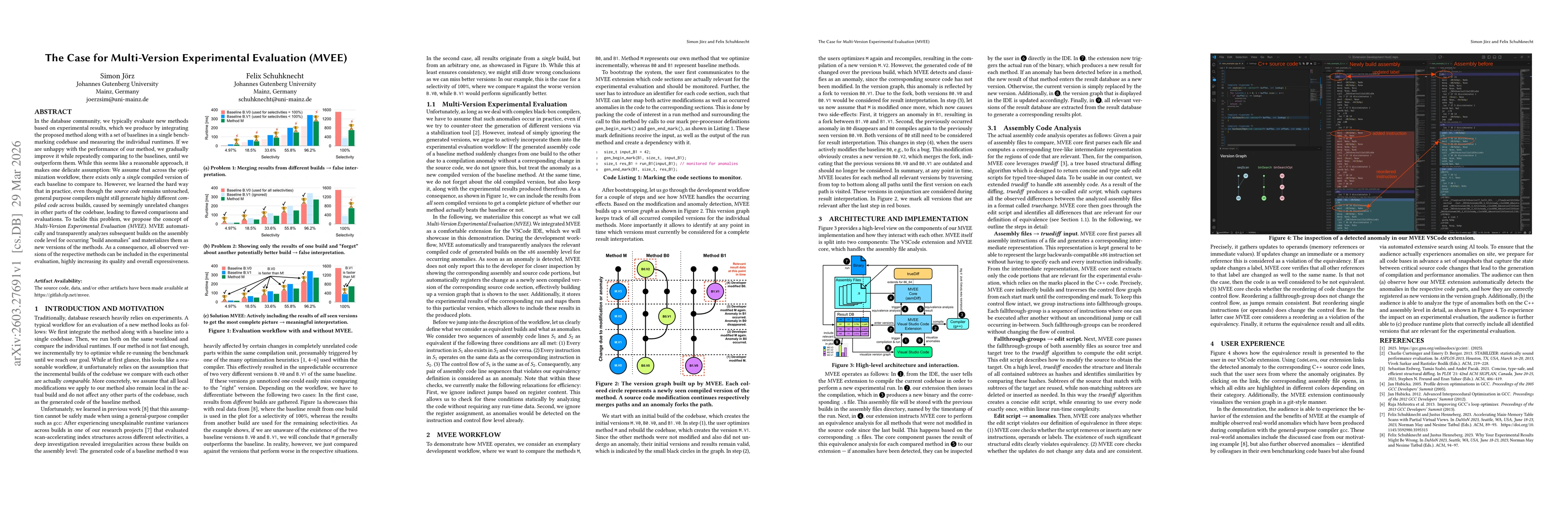 Thumbnail for The Case for Multi-Version Experimental Evaluation (MVEE)