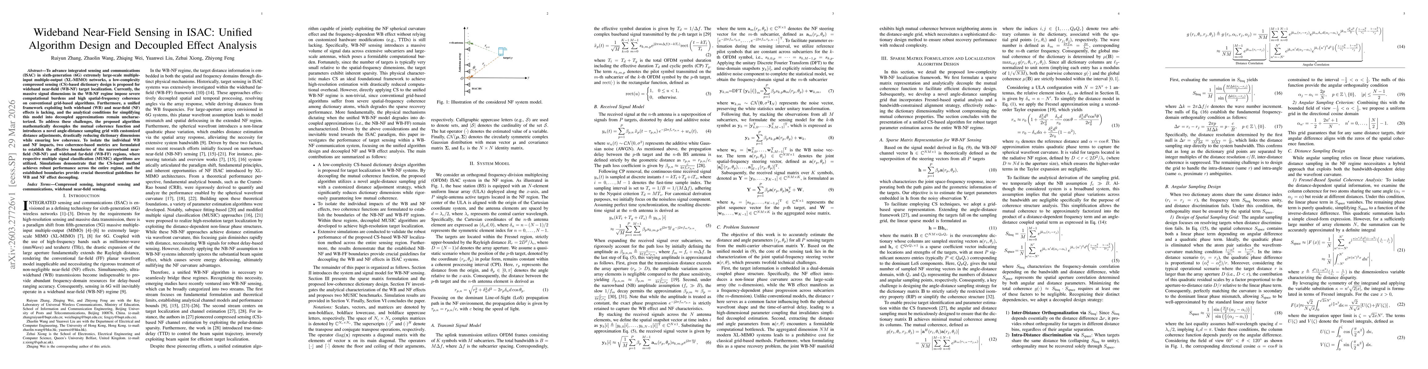 Thumbnail for Wideband Near-Field Sensing in ISAC: Unified Algorithm Design and Decoupled Effect Analysis