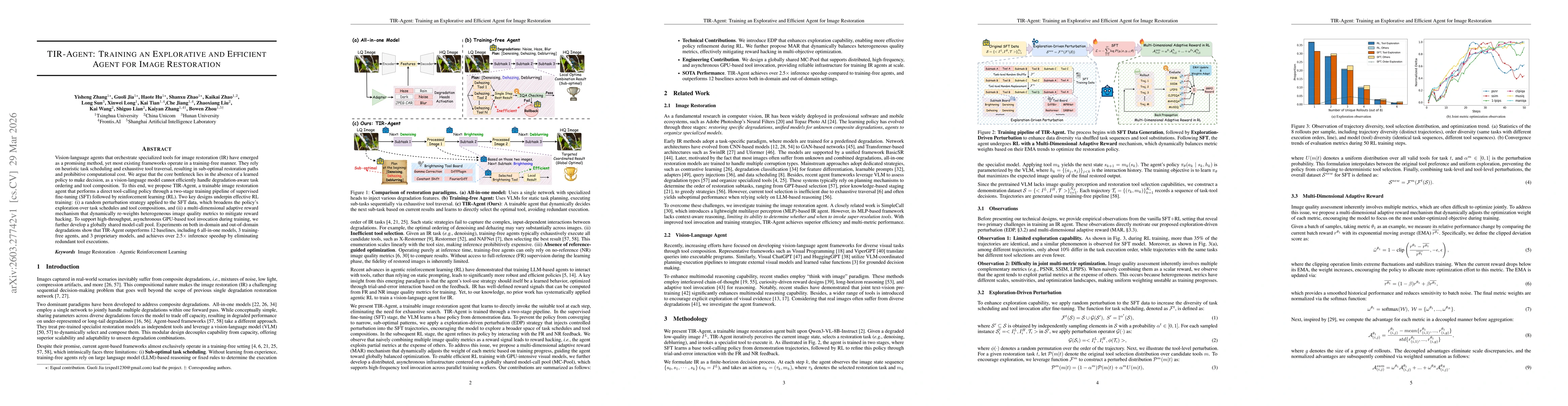 Thumbnail for TIR-Agent: Training an Explorative and Efficient Agent for Image Restoration