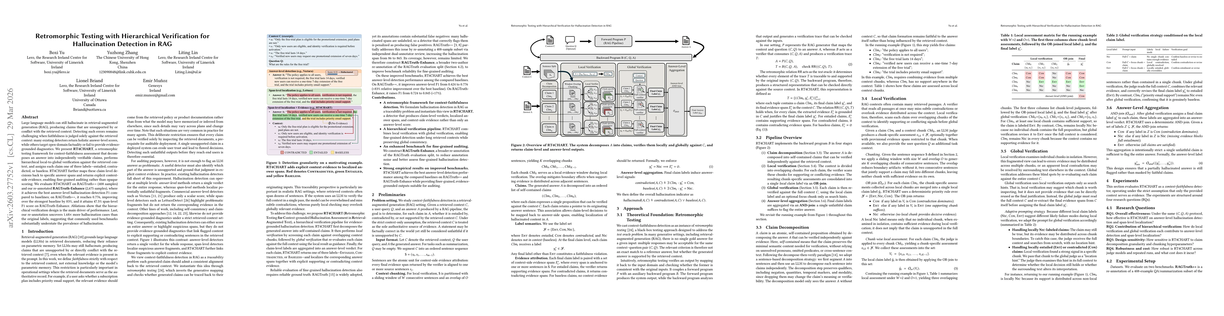 Thumbnail for Retromorphic Testing with Hierarchical Verification for Hallucination Detection in RAG