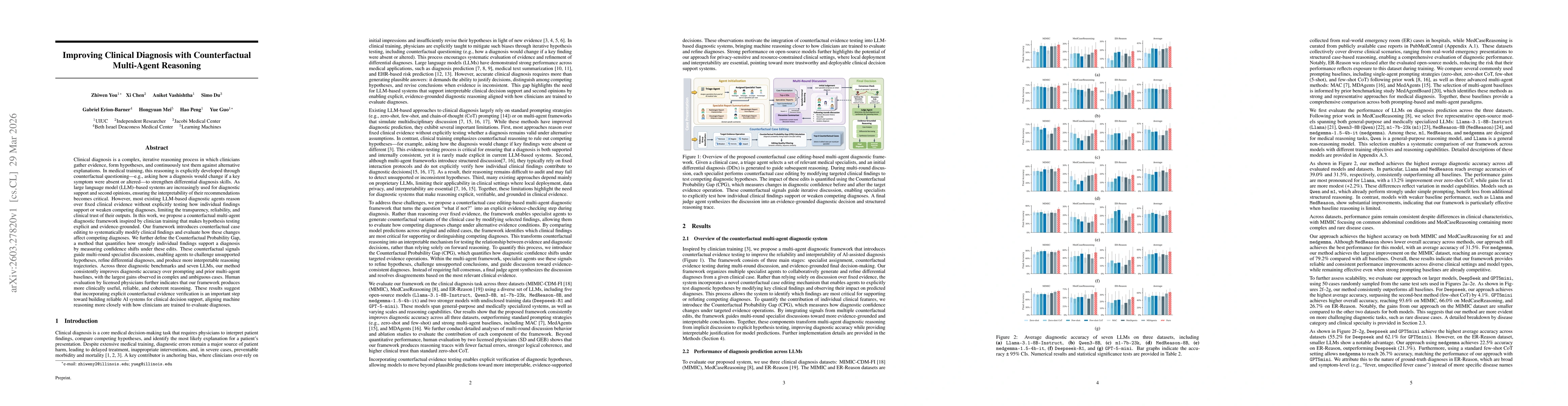 Thumbnail for Improving Clinical Diagnosis with Counterfactual Multi-Agent Reasoning