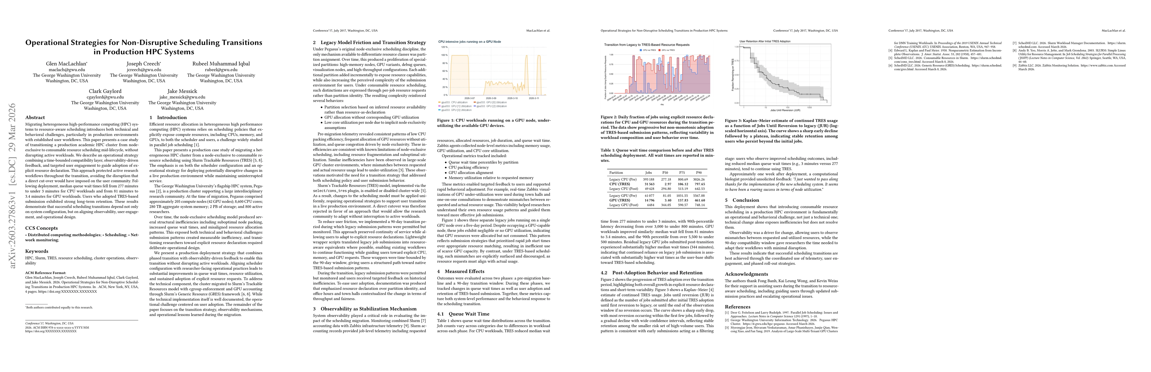 Thumbnail for Operational Strategies for Non-Disruptive Scheduling Transitions in Production HPC Systems