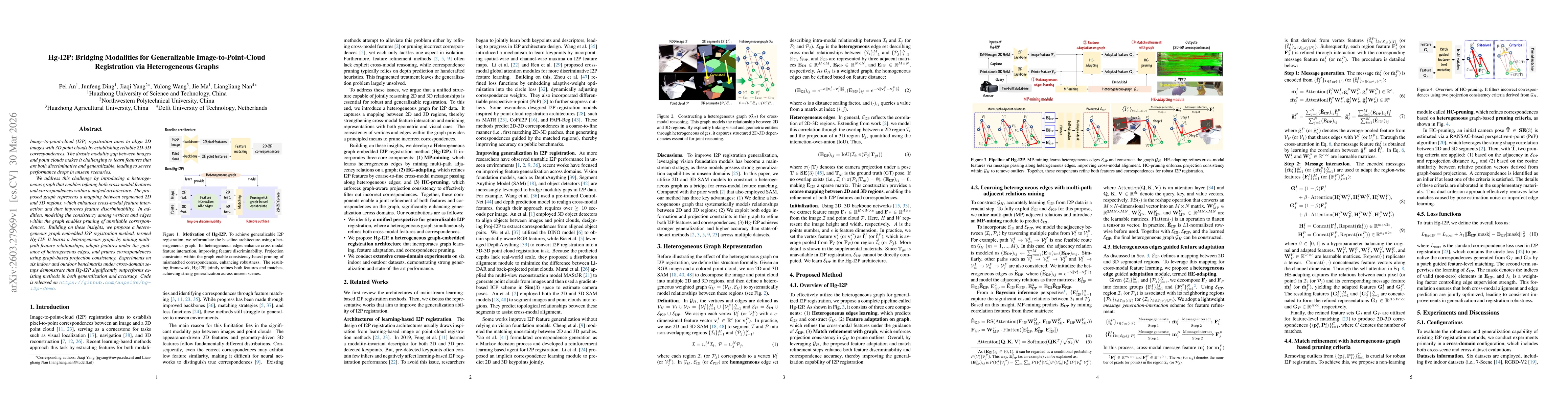 Thumbnail for Hg-I2P: Bridging Modalities for Generalizable Image-to-Point-Cloud Registration via Heterogeneous Graphs