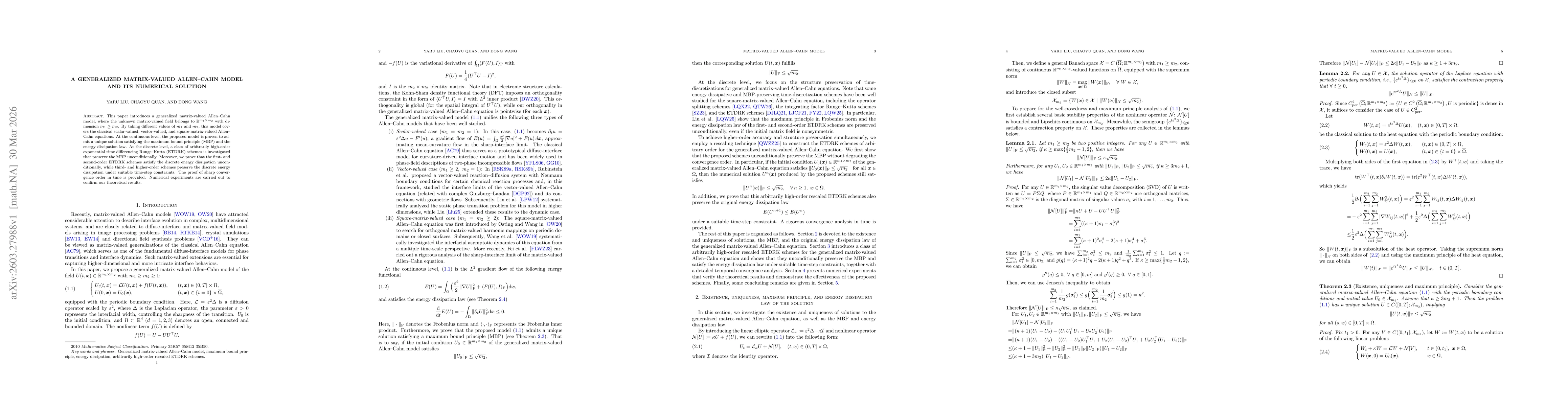 Thumbnail for A Generalized Matrix-Valued Allen--Cahn Model and Its Numerical Solution