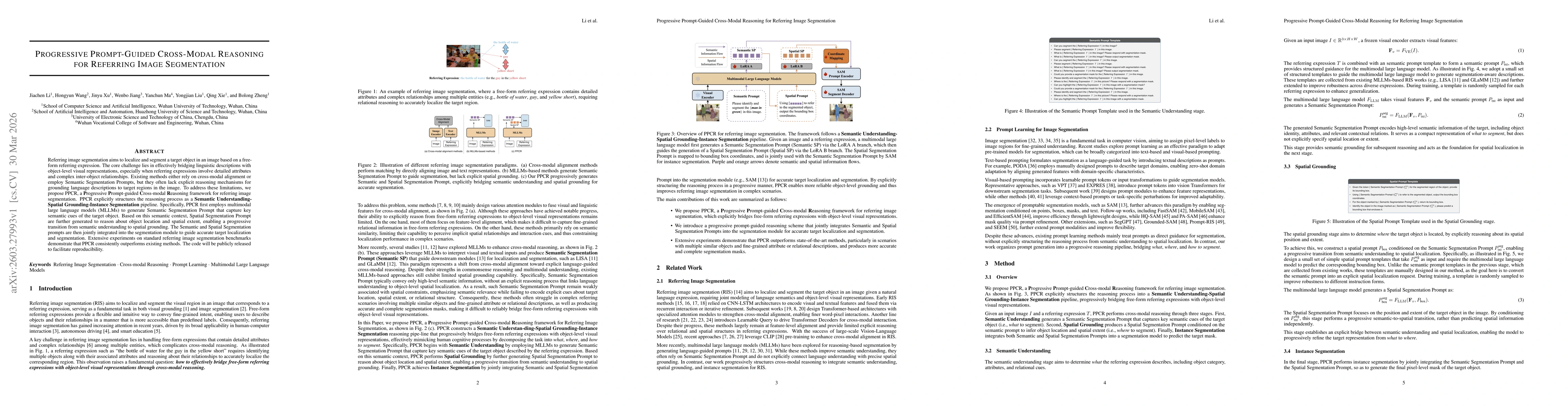 Thumbnail for Progressive Prompt-Guided Cross-Modal Reasoning for Referring Image Segmentation