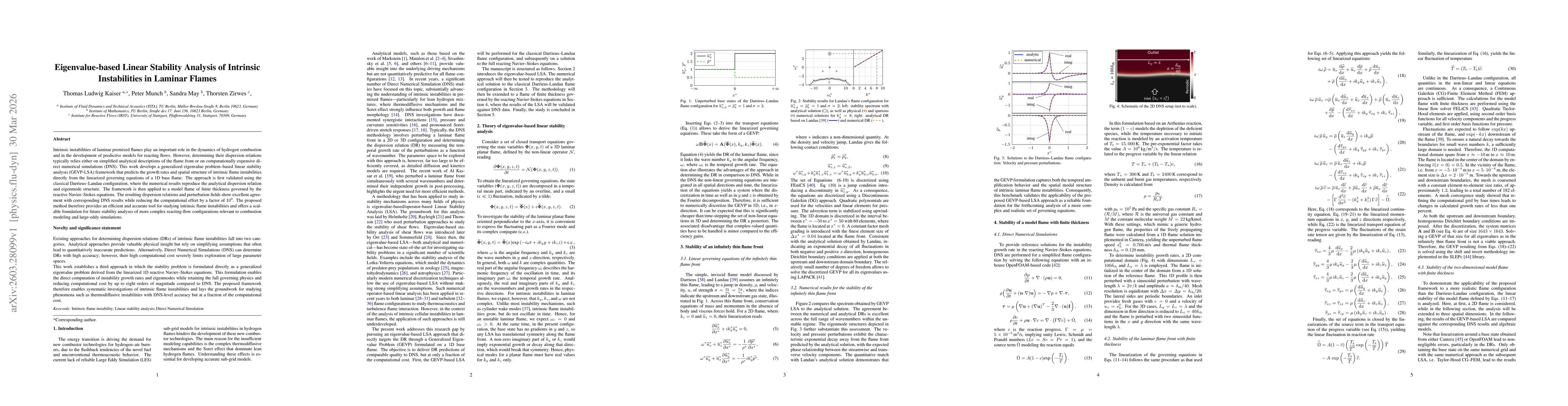 Thumbnail for Eigenvalue-based Linear Stability Analysis of Intrinsic Instabilities in Laminar Flames