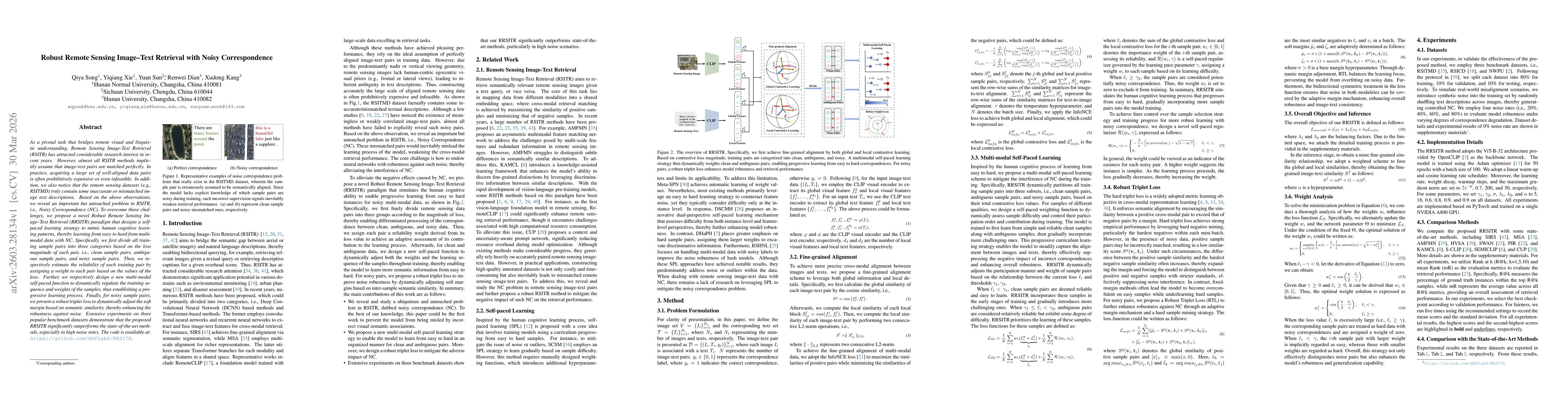 Thumbnail for Robust Remote Sensing Image-Text Retrieval with Noisy Correspondence