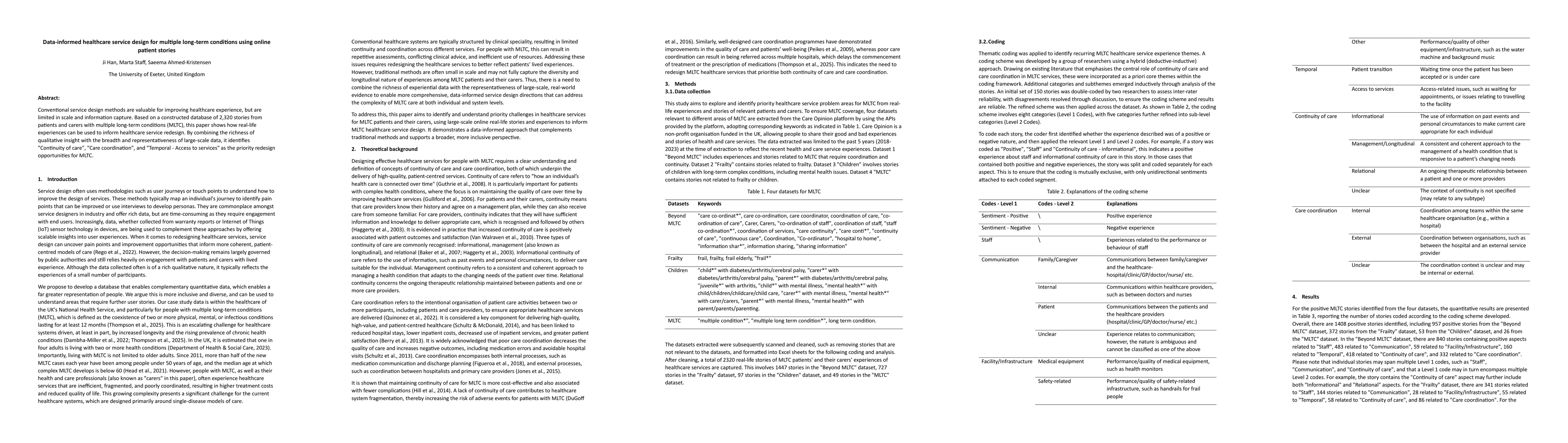 Thumbnail for Data-informed healthcare service design for multiple long-term conditions using online patient stories