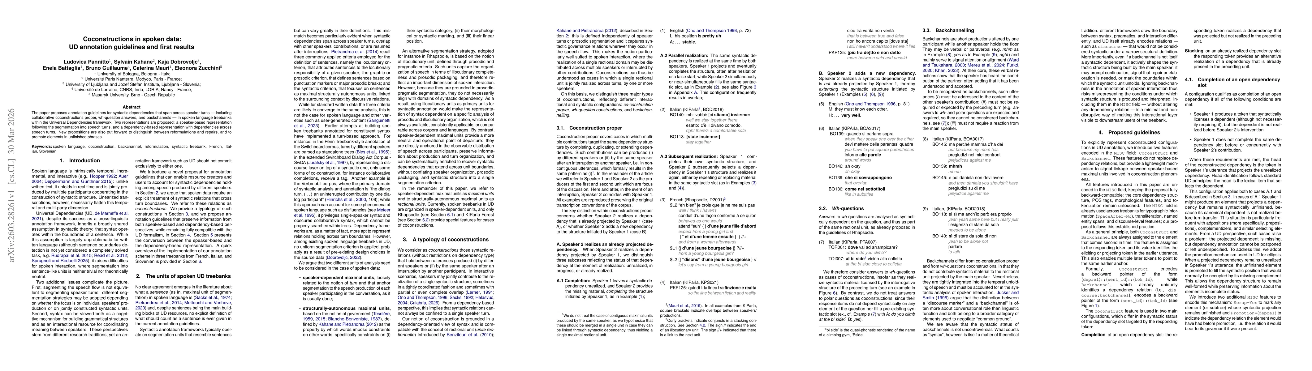 Thumbnail for Coconstructions in spoken data: UD annotation guidelines and first results