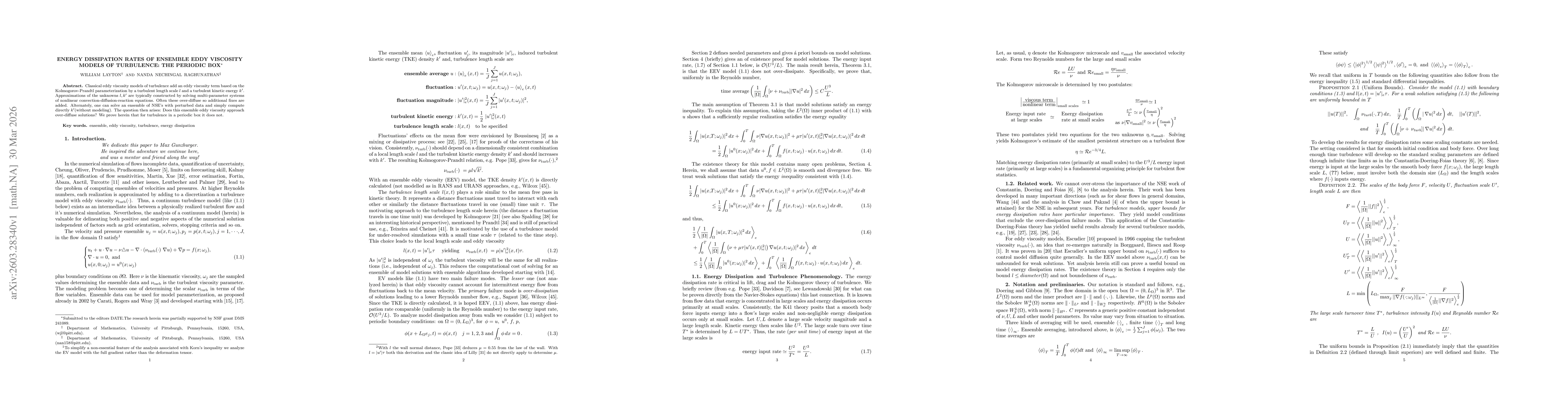 Thumbnail for Energy dissipation rates of ensemble eddy viscosity models of turbulence: the periodic box