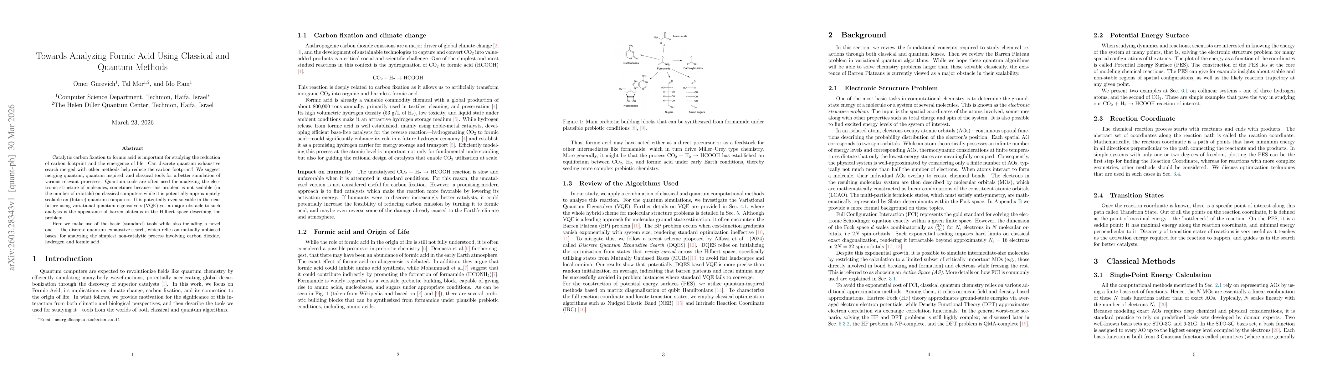 Thumbnail for Towards Analyzing Formic Acid Using Classical and Quantum Methods