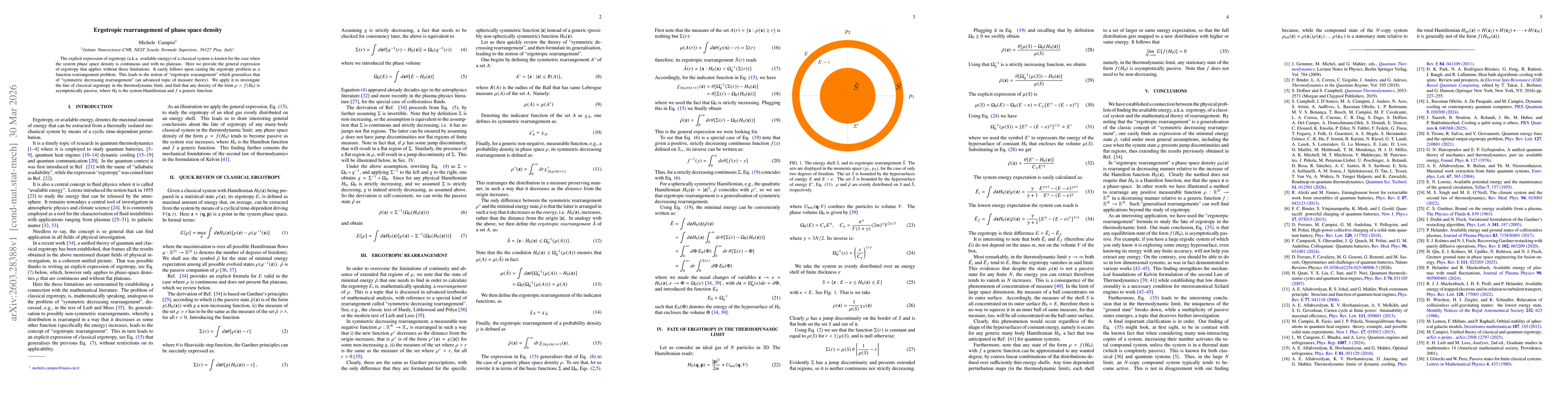 Thumbnail for Ergotropic rearrangement of phase space density