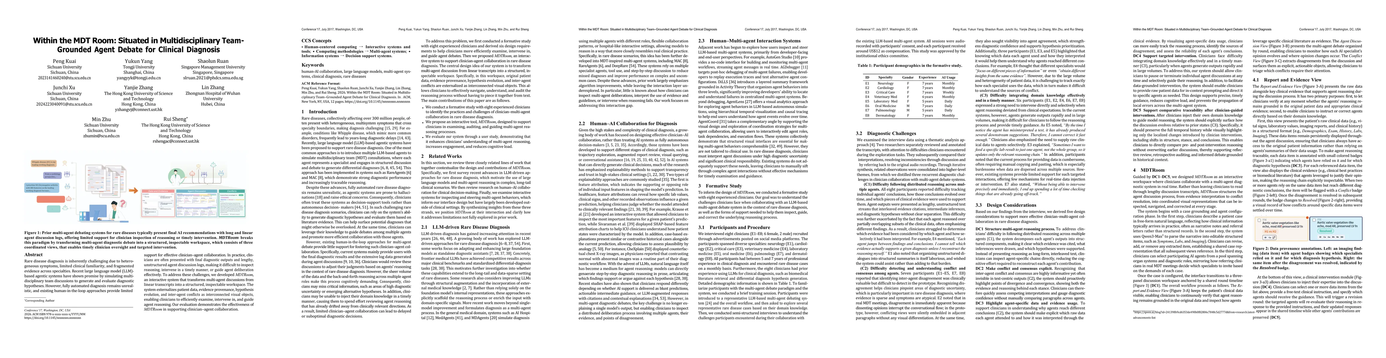 Thumbnail for Within the MDT Room: Situated in Multidisciplinary Team-Grounded Agent Debate for Clinical Diagnosis