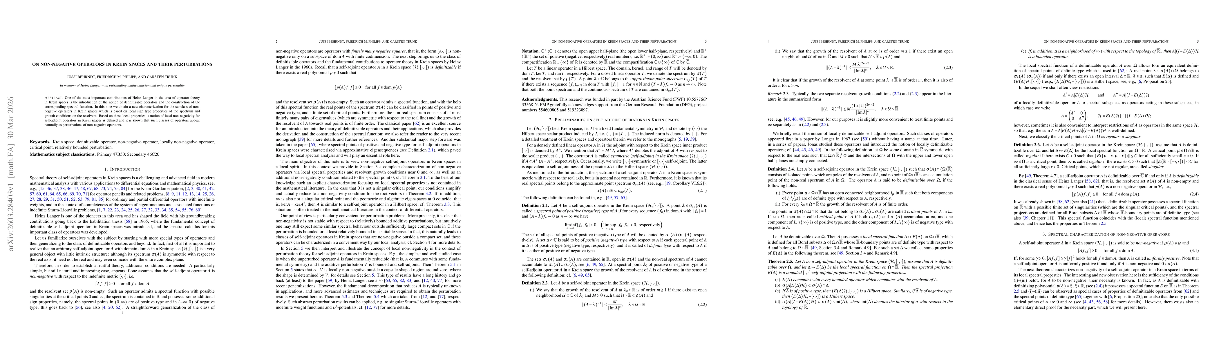 Thumbnail for On non-negative operators in Krein spaces and their perturbations