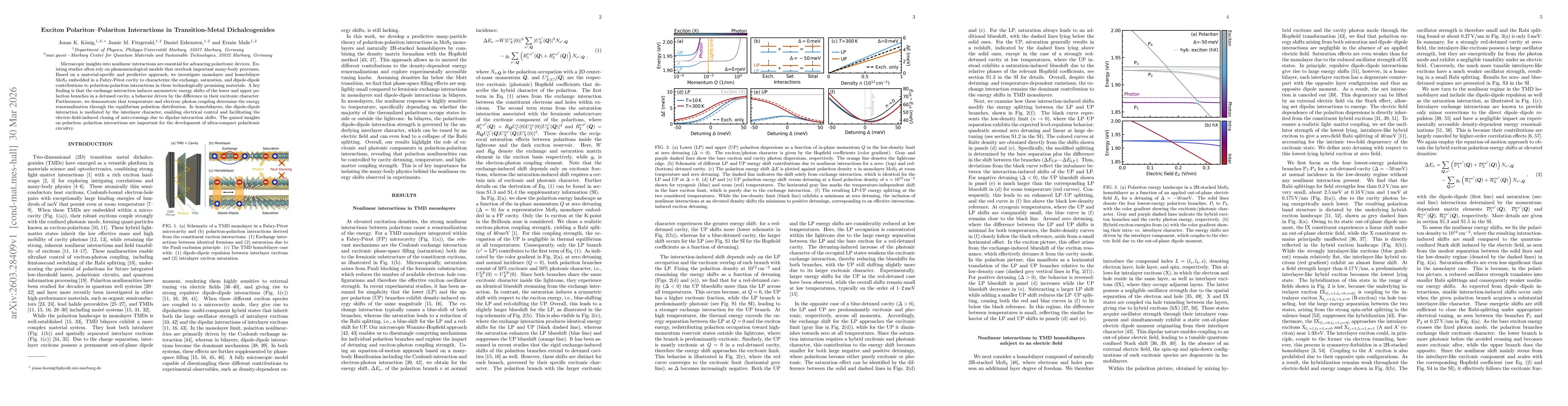 Thumbnail for Exciton Polariton-Polariton Interactions in Transition-Metal Dichalcogenides