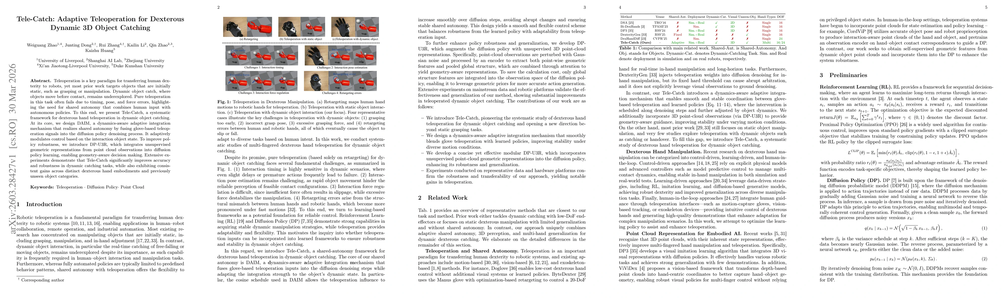 Thumbnail for Tele-Catch: Adaptive Teleoperation for Dexterous Dynamic 3D Object Catching