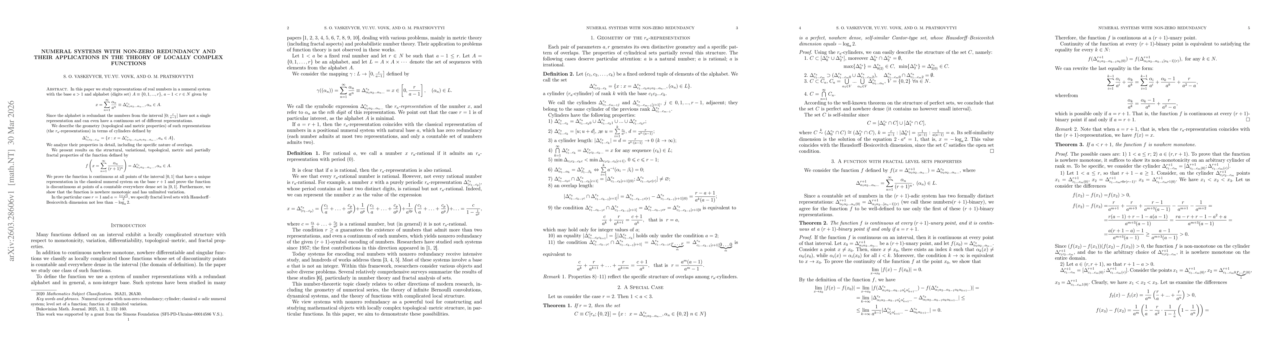 Thumbnail for Numeral systems with non-zero redundancy and their applications in the theory of locally complex functions