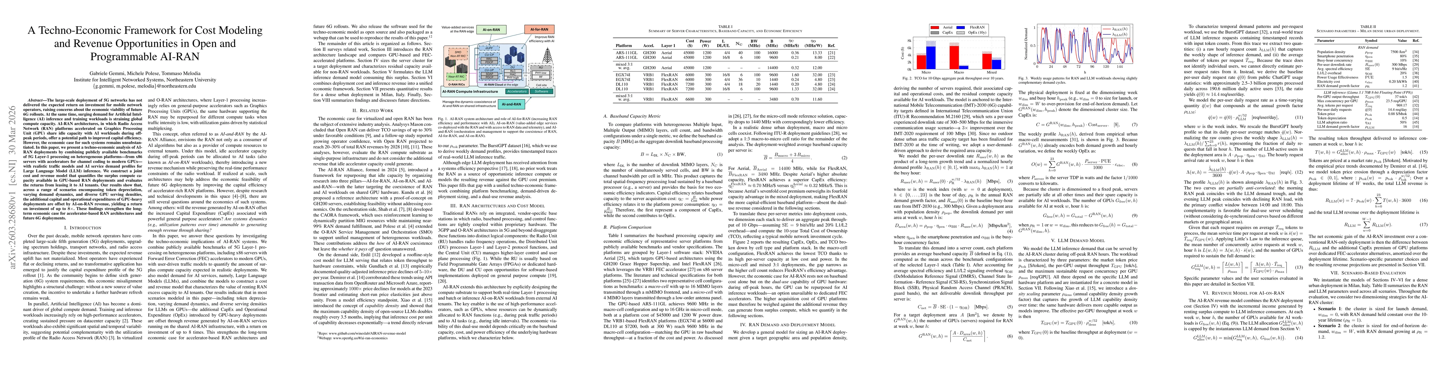 Thumbnail for A Techno-Economic Framework for Cost Modeling and Revenue Opportunities in Open and Programmable AI-RAN