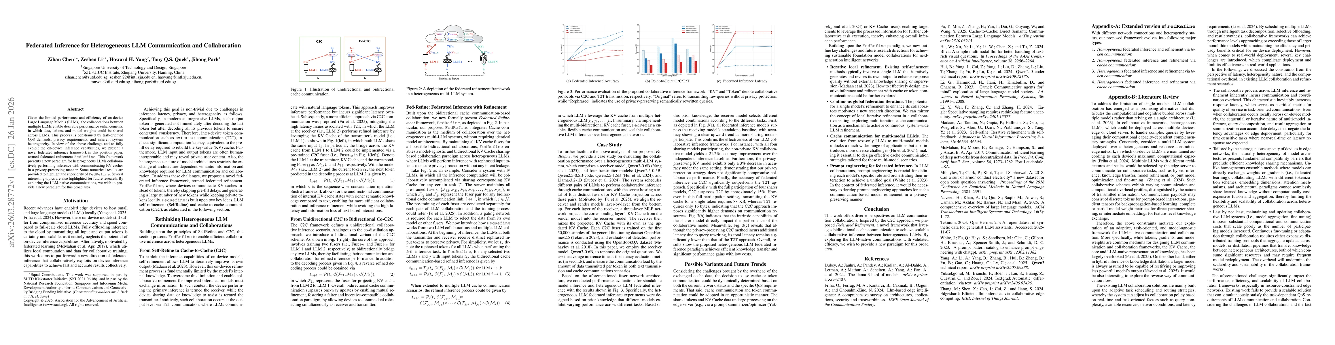 Thumbnail for Federated Inference for Heterogeneous LLM Communication and Collaboration