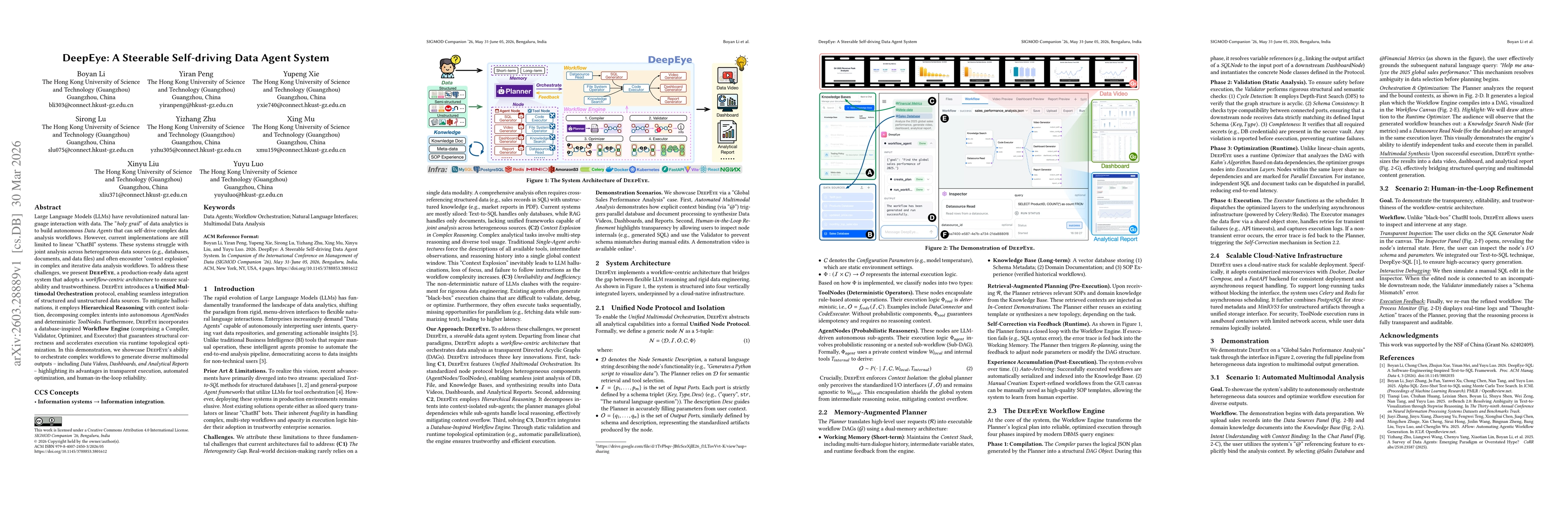 Thumbnail for DeepEye: A Steerable Self-driving Data Agent System
