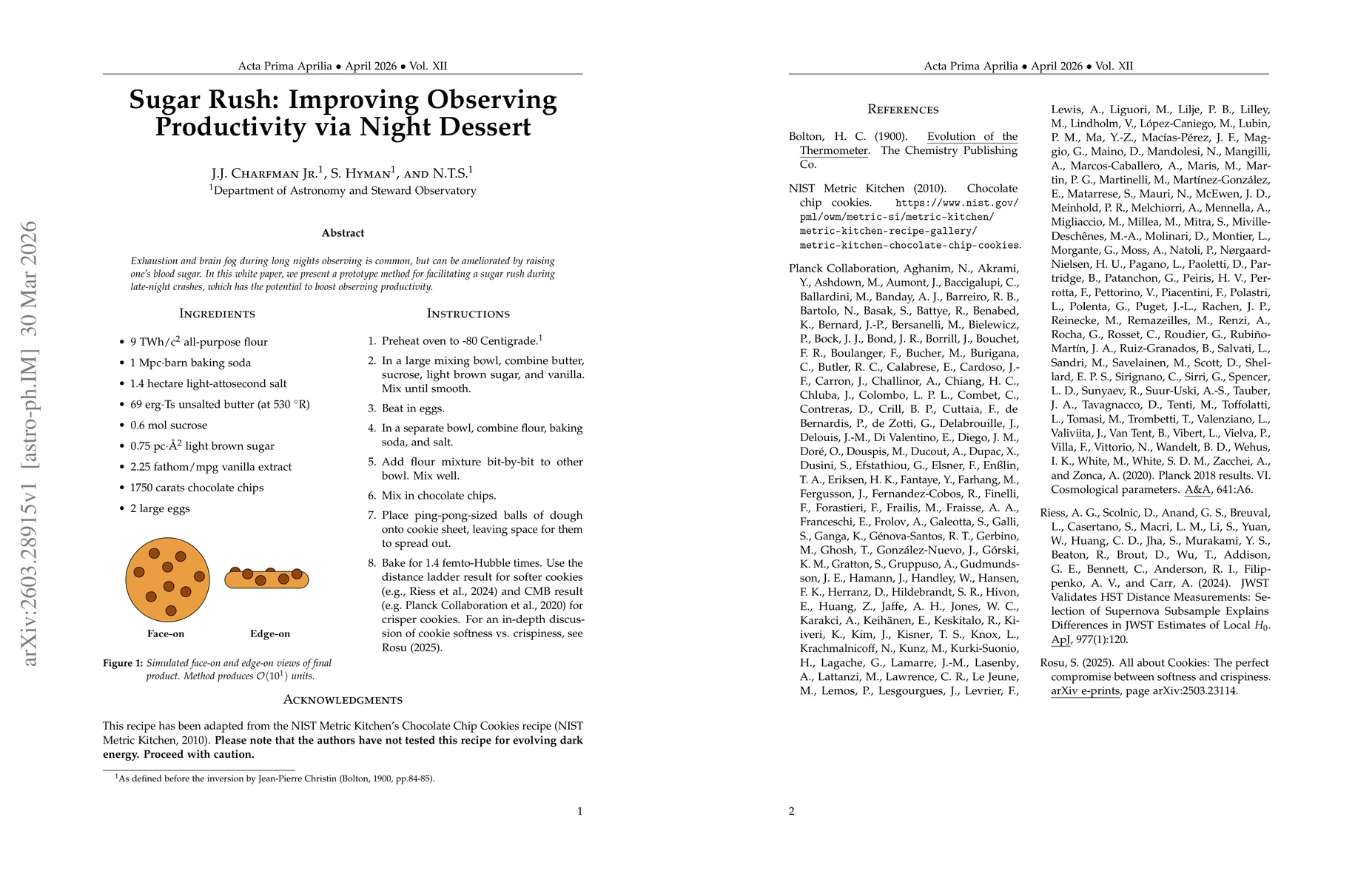 Thumbnail for Sugar Rush: Improving Observing Productivity via Night Dessert